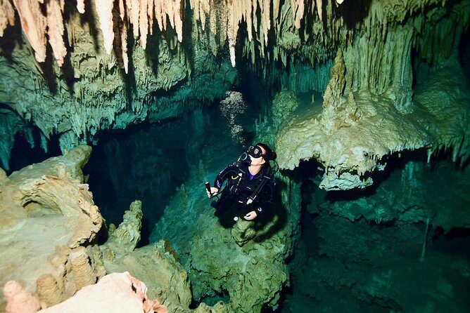 2 dives in Cenote Dos ojos Certified Divers - Gear fitting and briefings: the part that decides whether it feels smooth