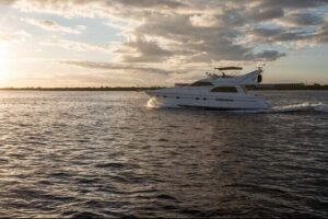 2 Hour Sunset- 60' Neptunus Tulum, Playa del Carmen, Riviera Maya - Puerto Aventuras Marina: Where the Golden Hour Turns Into a Show