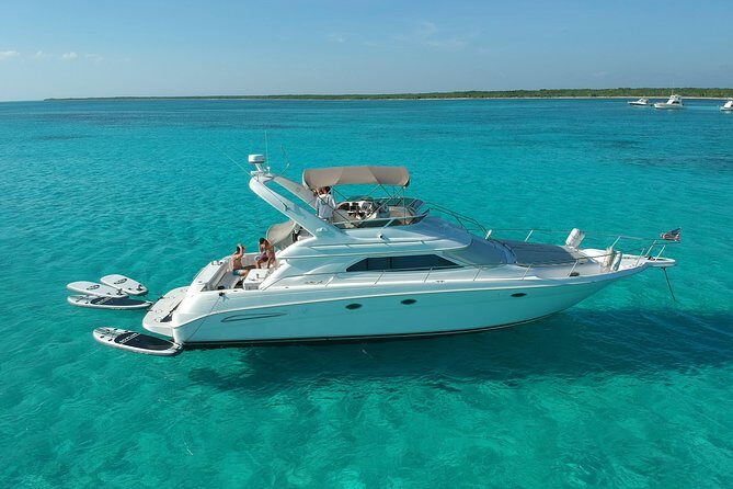 4 Hour - 51' Sea Ray, Tulum, Playa del Carmen, Riviera Maya - A 4-Hour Private Yacht Trip That Doesn’t Waste Your Time