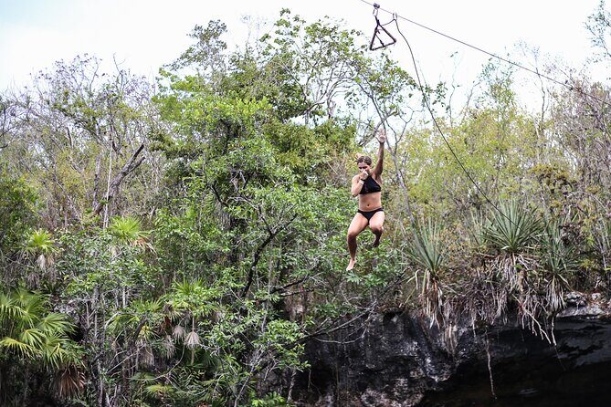 4 Private Cenotes, Zip-Lines, Canoes & Mayan Village with Delicious Lunch - Pickup Across the Riviera Maya and Optional Tulum Ruins