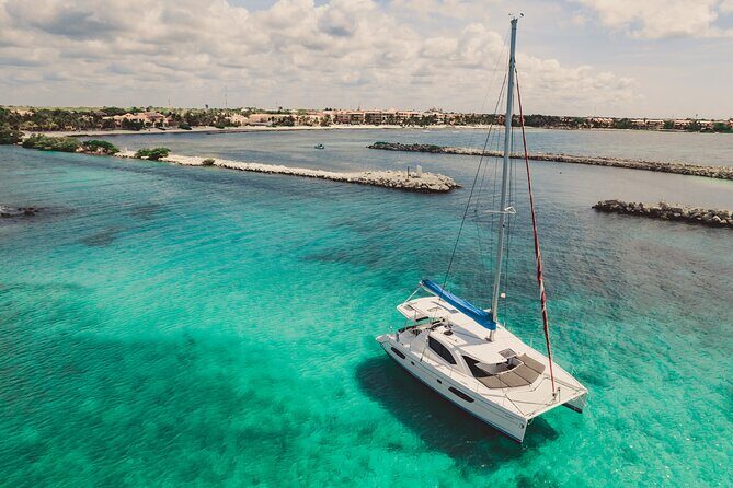 4H Luxury 44' Catamaran All-Inclusive in Tulum & Playa del Carmen - Ceviche lunch and snacks: real “included” food, not just chips