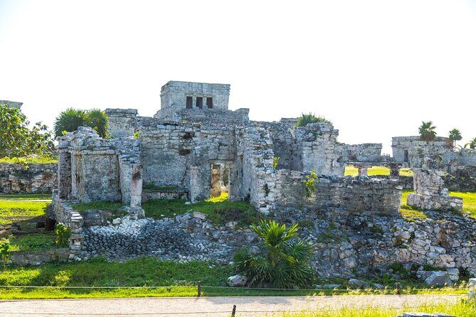 5X1: Tulum and Coba Ruins, Cenote & Mayan Village Full Day Tour - Tulum Archaeological Site: Sea-Front Ruins With a Short Window to Explore