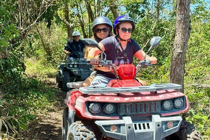 Atv and Cenote All Terrain - The Mayan Coral Cave Look: A Short Cultural Moment During the Action