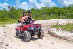 ATV and Clear Boat Ride Full Experience in Cozumel - Clear-Boat Snorkeling: The Sunken Ship and Marine Life Show