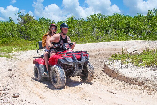 ATV and Clear Boat Ride Full Experience in Cozumel - Clear-Boat Snorkeling: The Sunken Ship and Marine Life Show