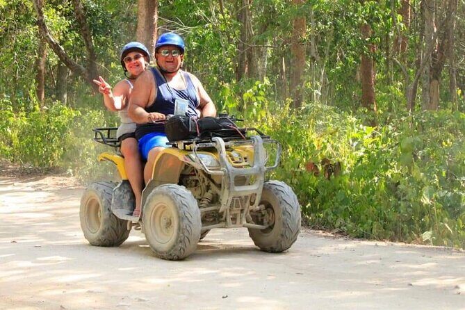 ATV Cenote and Zipline Sacred Jungle Expedition - ATV, Zipline, and Cenote in One Tour Setup