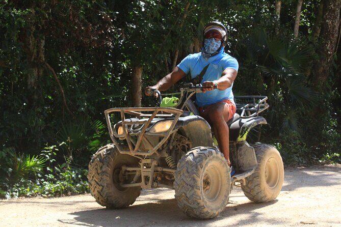 ATV Cenote and Zipline Sacred Jungle Expedition - Zipline Over the Jungle Can Be Scary-But-Doable