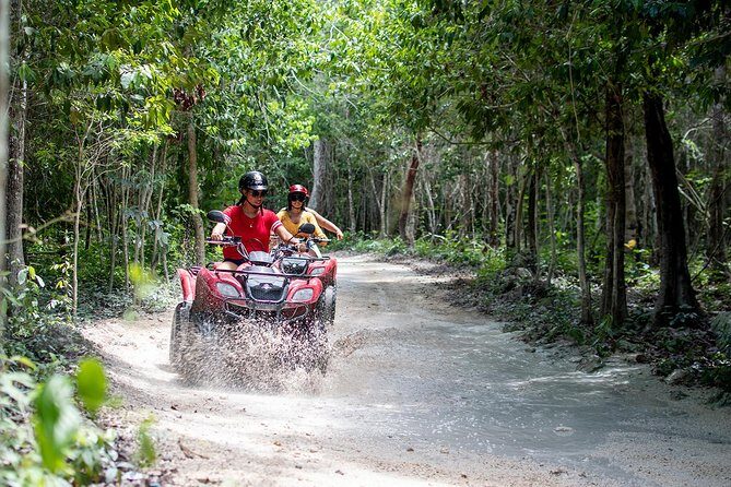 ATV Mud Kicking and Snorkeling by Boat in Cozumel - El Cedral: the colorful island stop that breaks up the day