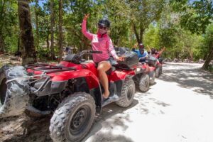 ATV to Jade Cavern, Mud Trails, Snorkel and Lunch with Open Bar - Cozumel ATV ride and mud trails: the adrenaline part