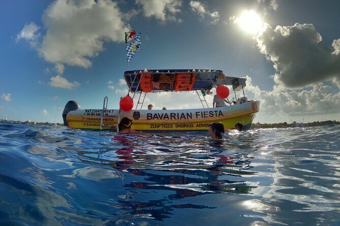 Bavarian Fiesta Snorkel Activity in Glass Bottom Boat at San Miguel de Cozumel - Reef Time: Tropical Fish and Coral Without the Rush