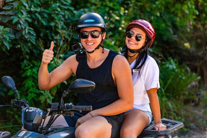Best Cozumel ATV Jungle Tour + Jade Cavern + Beach + Locker - Beach club payoff: pool, beach, Wi‑Fi, showers, and locker time