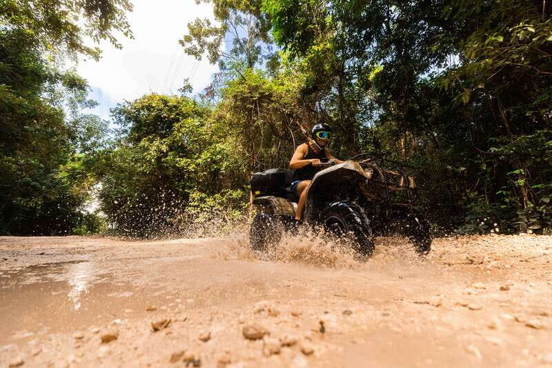 Cancun: Jungle ATV Tour, Ziplining, and Cenote Swim - Muddy ATV Trails: The 30-Minute Chaos That People Remember