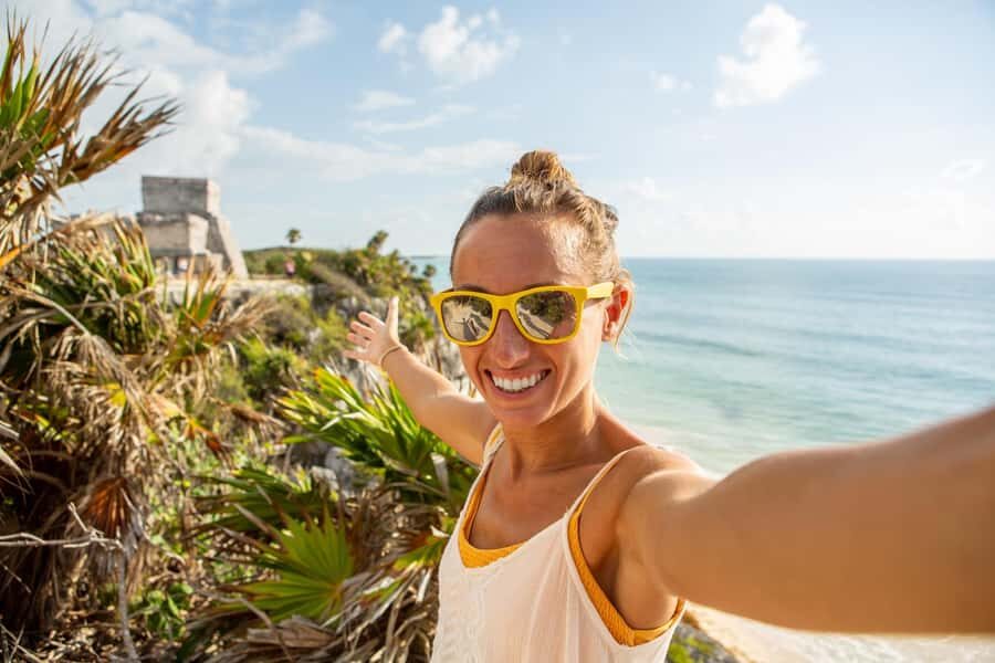 Cancun: Tulum & Coba with Cenote, Cave Exploration and Lunch - Tulum ruins: sea views, guided history, and a chocolate tasting