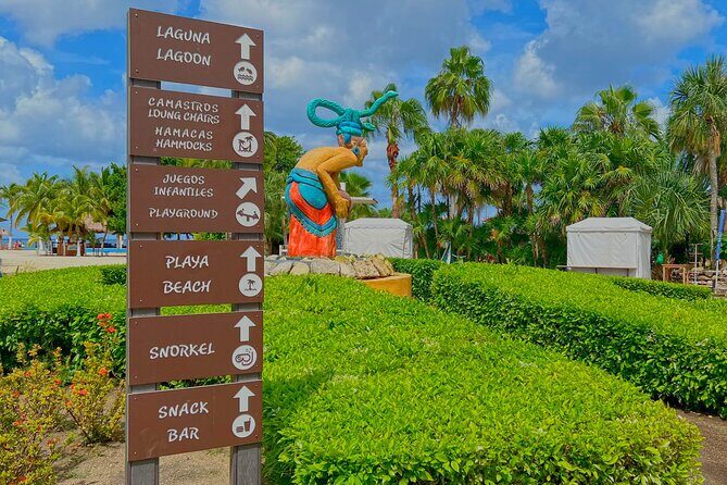 Chankanab Park Admission +Open bar +Lunch included +Snorkeling - Chankanaab Park: A Cozumel Reef Day With Beach Comforts
