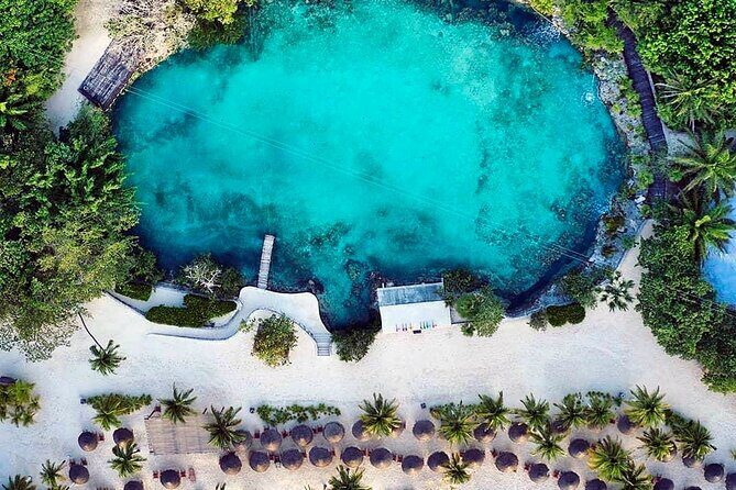 Chankanab Park Admission +Open bar +Lunch included +Snorkeling - Beach Access, Loungers, Hammocks, and Park Extras