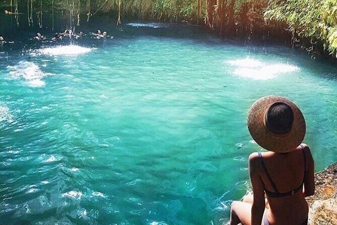 Chichen Itza, Yucatecan Buffet, Cenote Saamal and Valladolid - How the Saamal Cenote Stop Feels: Swim Time + Mayan Buffet