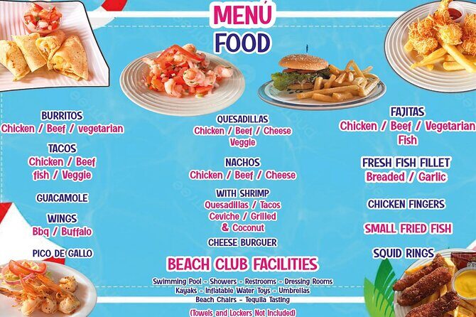 Chula’s All Inclusive Beach Pass with Transport - A Cozumel Beach Club Day Pass Built for Cruise-Day Ease