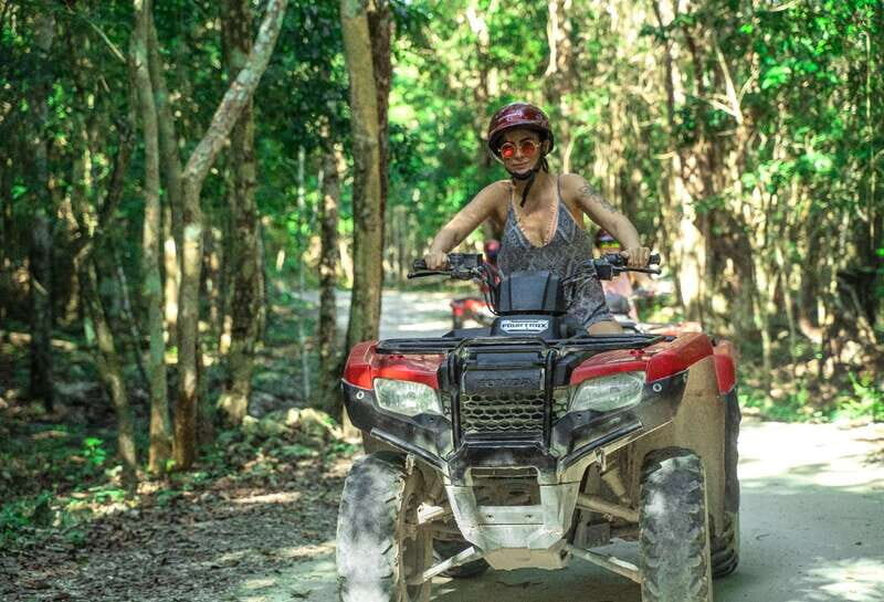Cozumel: ATV Ride to Jade Cavern, Beach Club Access & Lunch - El Cedral: the cute old-town stop and the $15 fee