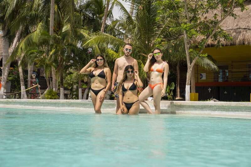 Cozumel: ATV Ride to Jade Cavern, Beach Club Access & Lunch - Kayaking time: included, but match your energy level