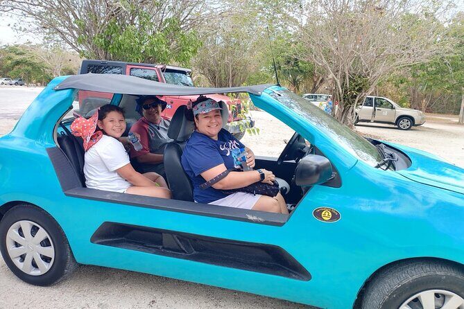 Cozumel In Buggy With Beach Time - Stop 1: Monuments Area culture in 30 minutes