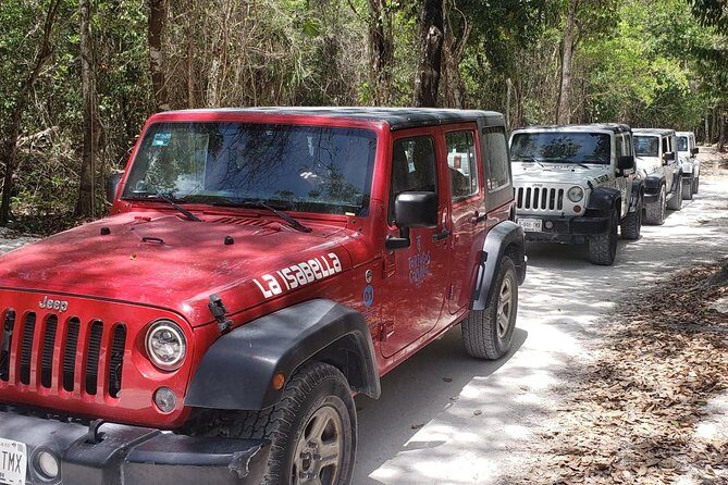 Cozumel Jeep Adventure to Jade Caverns with Lunch and Snorkel - Stop-by-Stop: Tequila Ranch, Virgin Beaches, and El Cedral