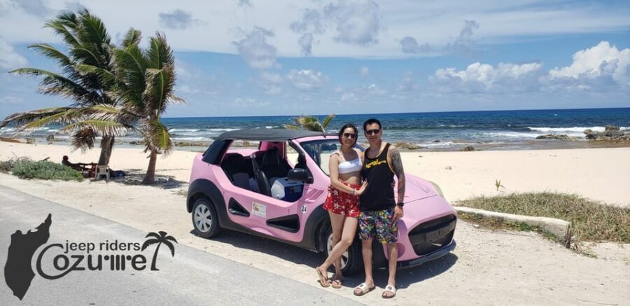 Cozumel: Private Buggy Tour with Lunch & Snorkeling - Tortugas Beach Club snorkeling: gear, guide, and real time in the water
