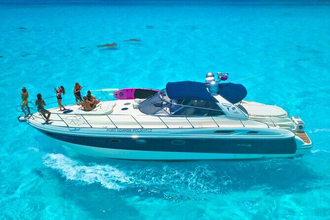 DIVA 60ft Elite Italian Yacht Experience in Cancun - Full-Day 8 Hours: More Snorkel, More Beach, Golden-Hour Returns