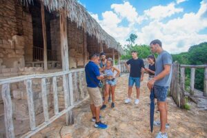 Ek Balam, Mayan Cenote and Valladolid - Ek Balam Ruins: Jungle-Quiet Mayan Architecture and That Acropolis View