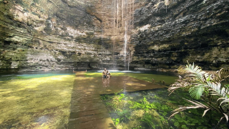 From Riviera Maya: Ek Balam & Cenote Tour w/ Lunch & Pickup - Ek Balam acropolis climb: real scale, real steps