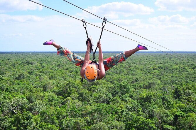Full Adrenaline Day in Tulum! ATVs, Zipline, Cenote, Rappel, Food - Rappelling 7 mt: when the thrill gets real