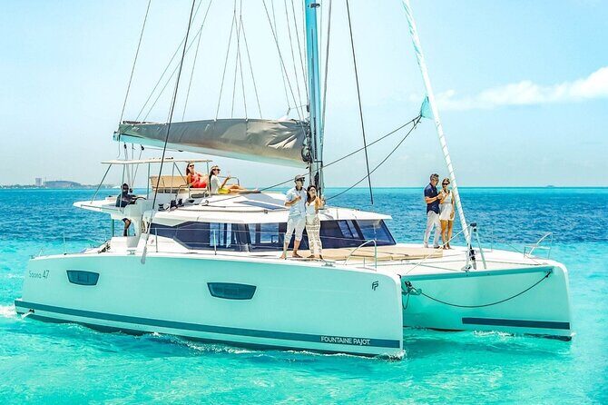 Full Experience Isla Mujeres: Food aboard + Premium drinks + Snorkel + Free time - Isla Mujeres free time: Playa Norte vibes, shopping, and optional golf carts