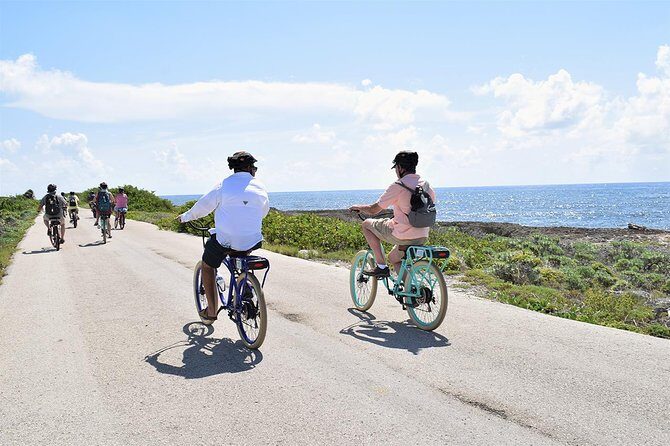 Half-Day Electric Bike Tour of Cozumel's East Side With Lunch - Riding the Bikes-Only Coastal Road: Views, Photo Stops, and Marine Clues