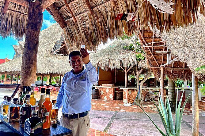 Half-Day Island Tour with Mayan Experience & Beach Break - Palm Beach: the longer beach club stop (and where extras show up)