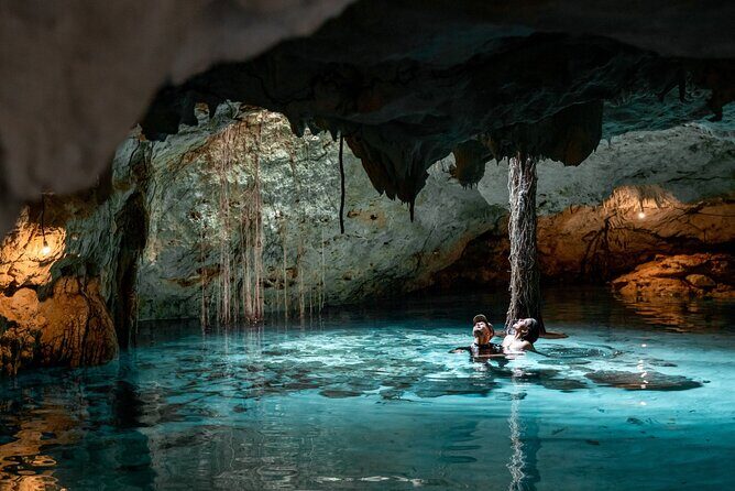 Half-Day Tour to Tulum and 2 Cenotes from Tulum - Stop 2: Canamayte Cenote & Ecopark (semi-open + cavern swims)