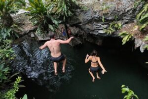 Jade Caverns and Mayan Village Cozumel ATV TOUR - El Cedral: the 900-year-old temple, black coral, and a historic church