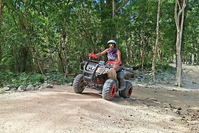 Jade Caverns and Mayan Village Cozumel ATV TOUR - The 20-foot jump: should you do it?