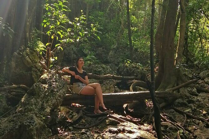 Jungle Bike Tour from Playa del Carmen with Bath in a Cenote - The cenote: crystal-clear cavern swim time, plus jump options