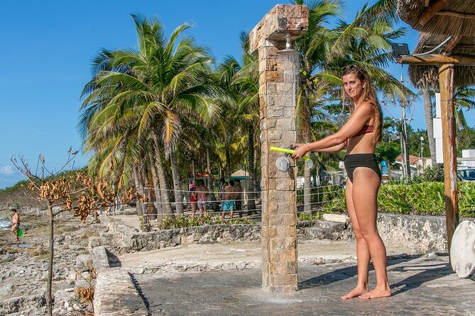 Money Bar Day Pass with Snorkel & Mexican Lunch - Beach comfort extras: chairs, umbrellas, towels, and the photo upsell