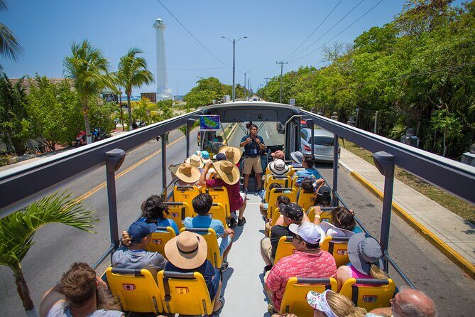Open Top City Tour & Beach Break - Getting your bearings in San Miguel, then a stroll in Benito Juarez Park