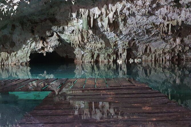 Private Dream Underground World (Off the beaten path Cenote cavernous exploring) - Inside Parque Dos Ojos: swim, snorkel, and cave formations