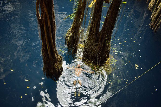 Private Tour - The best Cenotes in Yucatan - Suytun & Oxman - Cenote Xux Ha: The Cave With Blue Water and a Soft Waterfall