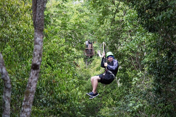 Private Tour with 3 Cenotes + 5 Zip-lines + Mayan Lunch - How long it takes and what the flow feels like