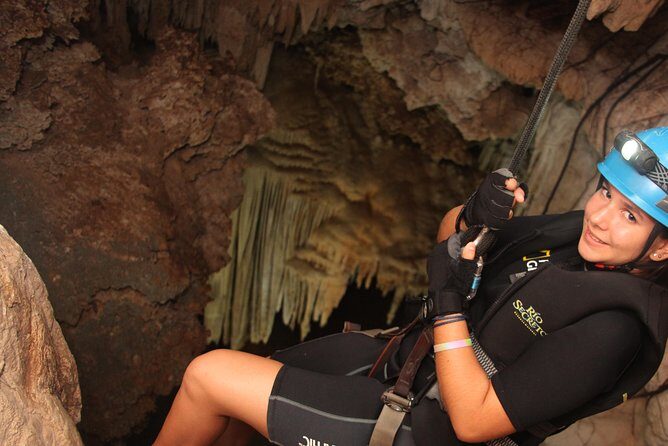 Rio Secreto Plus: Classic Tour, Bycicle, Rappel & Ziplines - Rappel and zip lines: adrenaline with rules