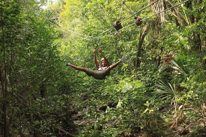Riviera Maya Jungle Half-Day Tour: ATV, Ziplines, Cenote Swim, Rappel - Zip Lines in the Riviera Maya: Expect Multiple Runs and a Long 1 km Test