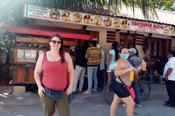 The best Taco Tour in Tulum - Stop Three: Tamales Don Taco and the Vitamin T fun