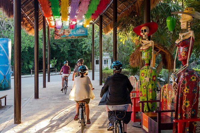 Tulum Bike Tour Tulum Maya Ruins Cenote Swimming Pueblo History Art Tacos Lunch - Cenote Crystal Swimming: When the Water Makes Everything Click