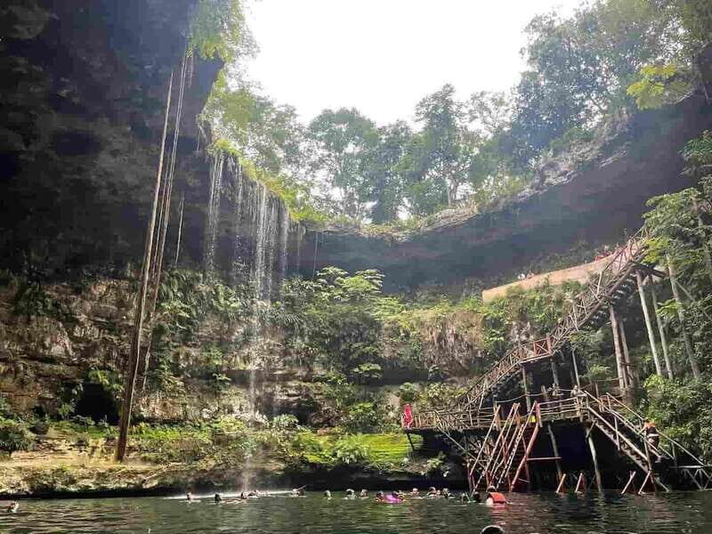 Tulum: Chichen Itza Adventure! Cenote Saamal and Valladolid - Saamal Cenote Swim at Saamal: Great Fun, Tight Windows