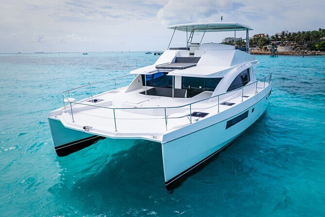 Tulum: Leopard 51′ Yacht with Gourmet Dining & Water Toys - The Private 51′ Yacht Setup From Puerto Aventuras