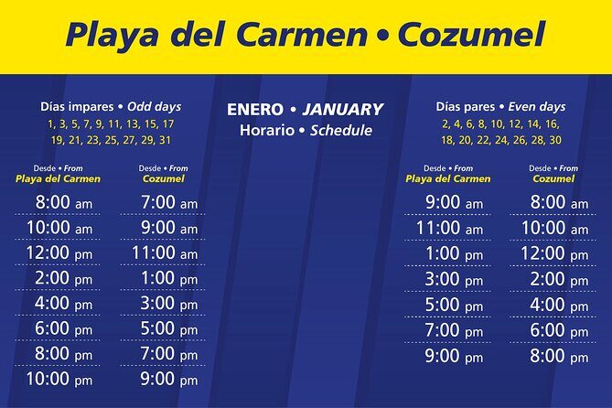 Ultramar Ferry, Regular round ticket, Playa del Carmen-Cozumel - Where to get your Ultramar boarding passes at Navega federal pier