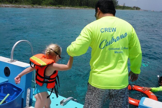 VIP Private Glass Bottom Boat and Snorkeling, 3 Reefs in Cozumel - Paraiso Reef: where the snorkeling time really happens